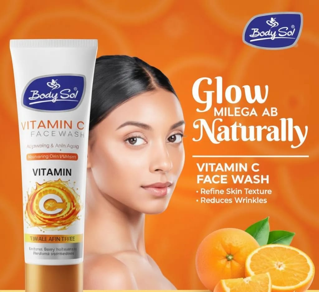 Face Glowing Face Wash For All Skin Type With Vitamin C